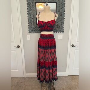 Free People Goa Printed Slip Set